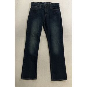 Mossimo Supply Co Jeans Mens Size 32x32 Blue Dark Wash Denim Cotton Straight Leg